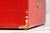 Nice Antique Mark Cross Red Leather Jewelry Box Luxury Case With Lock & Key Home Decor For Sale - Image 13 of 18