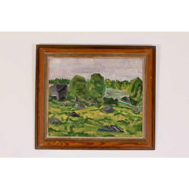 Gunnar Wärn, Trees, 1950s, Oil on Panel, Framed For Sale - Image 13 of 18