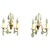 Goldenrod French Wall Chandeliers, 1920, Set of 2 For Sale - Image 8 of 8