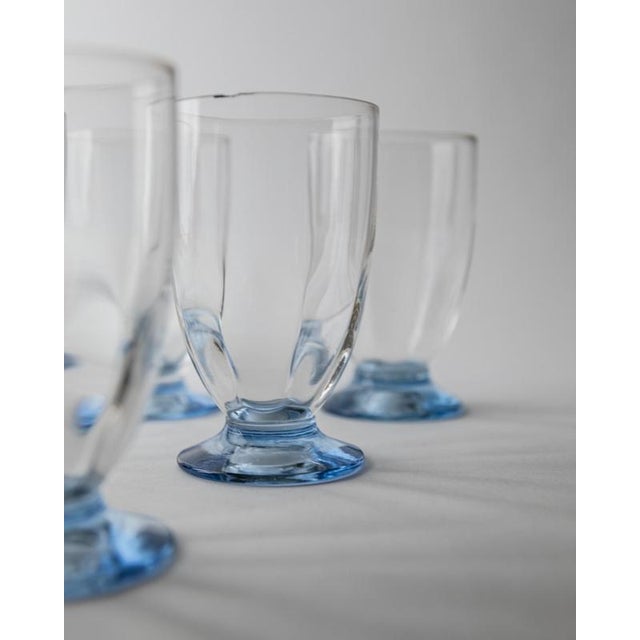 Glass Vintage Drinking Glasses, 1980s, Set of 6 For Sale - Image 7 of 13