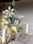 Italian Tole Floral Tole Chandelier With Lilies For Sale - Image 4 of 12