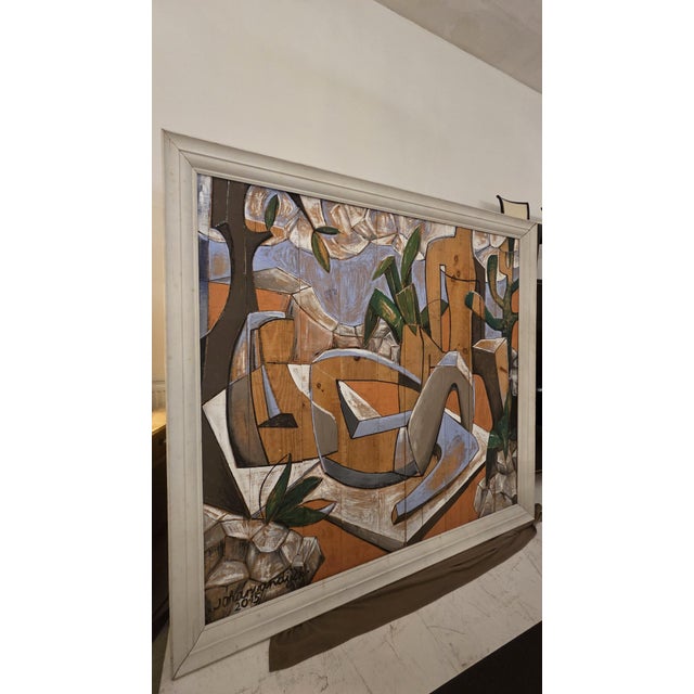 Johan Van Dijck, 2013, Oil on Fir, Framed For Sale - Image 3 of 6