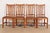 An exceptional set of four Mission or Arts & Crafts style spindle back side chairs or dining chairs By L. & J.G. Stickley...