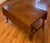 Rare Convertible Bamboo Turned Walnut Drop Leaf Dining Table / Coffee Table For Sale - Image 4 of 11