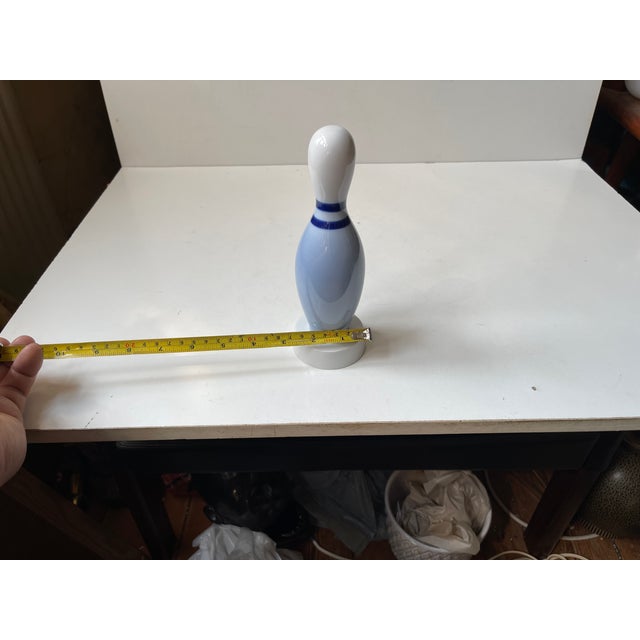 Vintage Bowling Pin in Glazed Porcelain from Bing & Grondahl, Denmark, 1970s For Sale - Image 6 of 7