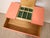 Mid 20th Century Vintage Postmodern Burnt Orange Four-Drawer Highboy Dresser With Brass Hardware For Sale - Image 5 of 12