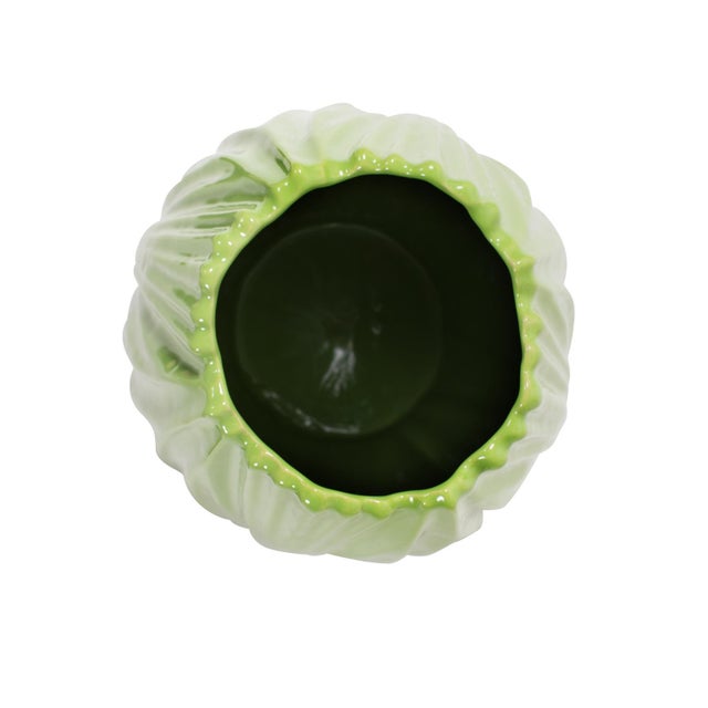 Ceramic Field Green Tall Ceramic Vase For Sale - Image 7 of 9