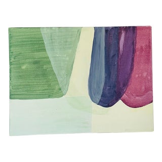 Abstract Modern on Canvas Overlaping Spaces For Sale