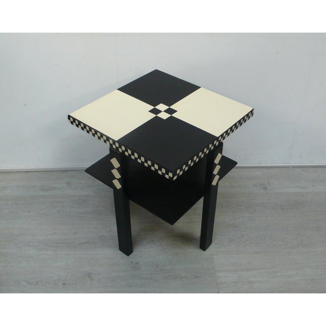 Vintage Side Table in Walnut, 1930s For Sale - Image 6 of 6