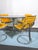 Gastone Rinaldi Vintage Space Age Dinner Table and Chairs in the style of Gastone Rinaldi, 1960s, Set of 5 For Sale - Image 4 of 15
