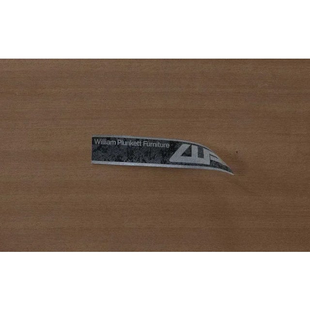 Mid-Century Modern Modernist White Formica Top & Steel Coffee Table by William Plunkett, 1960s For Sale - Image 3 of 4