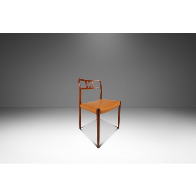 Set of Four (4) Danish Modern Møller Model 79 Side Chairs in Teak by Niels Otto Møller for j.l. Møller Mobelfabrik, Denmark, C. 1960's For Sale In Orlando - Image 6 of 18