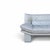 Vintage Nicoletti Italia Postmodern Gray Leather Loveseat, Italy, 1980s For Sale - Image 15 of 18