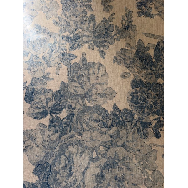 Traditional Darby Rose - Swiss Blue Templeton Fabric Michael S Smith 4 Yards For Sale - Image 3 of 3