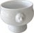 Classic French White Porcelain Onion Soup Bowls with Lions Head Design / 4-bowls Set Made in France By Bodum See photos...