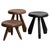 Wood Meribel Stool by Charlotte Perriand for Cassina, Set of 3 For Sale - Image 18 of 18