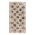 1920s Tan Beige Symmetrical Floral Folk Art Antique American Hooked Rug For Sale