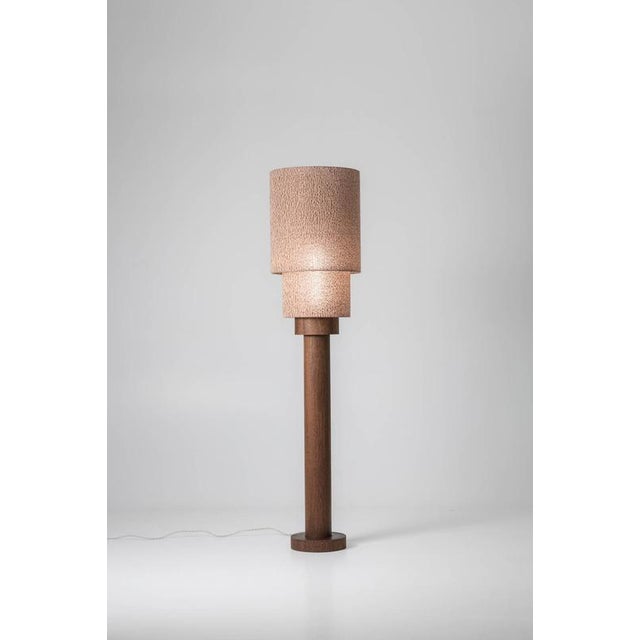 Contemporary Clara SL170 Smoked Mahogany Floor Lamp by Jeroen De Ruddere For Sale - Image 3 of 4