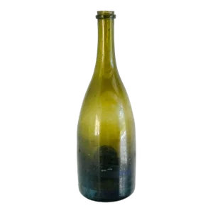 19th Century French Blown Glass Wine Bottle
