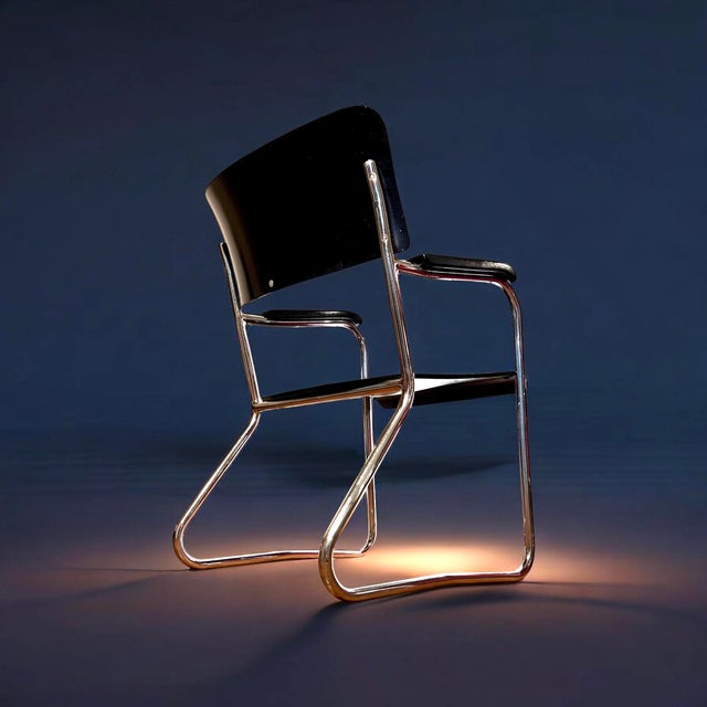 Bauhaus Mod. RS53 Armchair by H. & B. Rasch for Mauser Werke, Germany, 1934 For Sale - Image 9 of 11