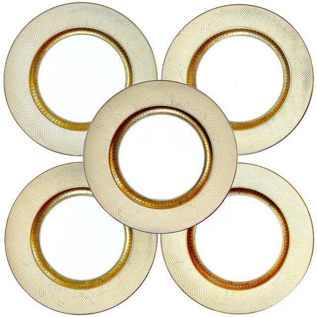 Rosenthal 1960s Rosenthal Golden Grail Encrusted Gold Porcelain Dinnerware by Raymond Loewy - 45 Piece Service for Eight For Sale - Image 4 of 13