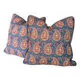 Brunschwig & Fils Rougier Outdoor Pillow Covers - Set of 2 For Sale