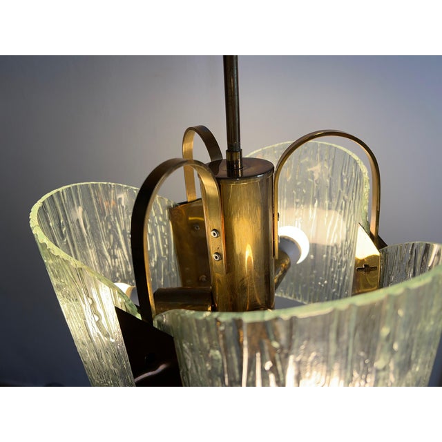Italian Chandelier from Erco, 1970 For Sale - Image 12 of 17