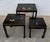 1960s 1960s Set of Three Antique Chinese Lacquered Nesting Tables For Sale - Image 5 of 11