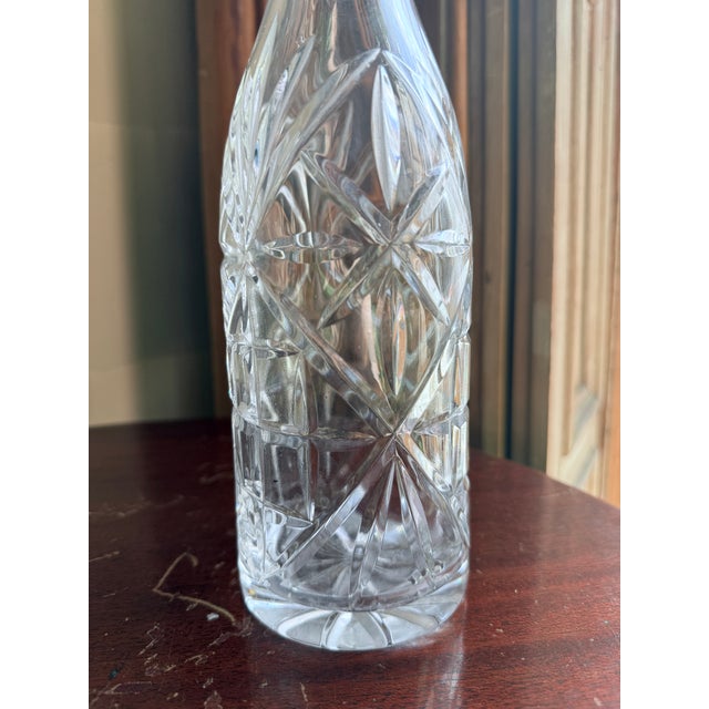 Late 19th Century Mid Century Modern Crystal Decanter For Sale - Image 10 of 11