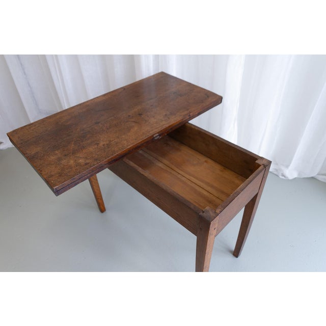 Brown Danish Console Table in Oak, 1800s For Sale - Image 8 of 18