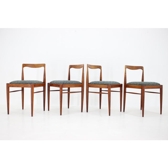 Dining Chairs attributed to Drevotvar Jablone, Czechoslovakia, 1970s, Set of 4 For Sale - Image 4 of 14