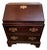 Vintage Chippendale Style Mahogany Child's Slant Front Sample Desk For Sale