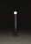 Large Navazi Floor Lamp in Scorched Coal Ceramic and Frosted Glass by Svitanok For Sale - Image 9 of 10