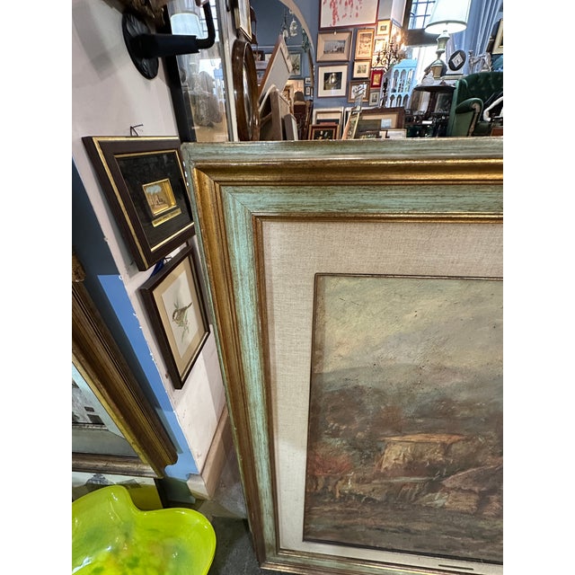 Sergio Tosi, Straw Houses, Oil on Cardboard, 1960s For Sale - Image 5 of 9