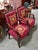 Empire Mahogany Armchairs in Petit Point, Set of 2, in Good conditions. Designed before 1890