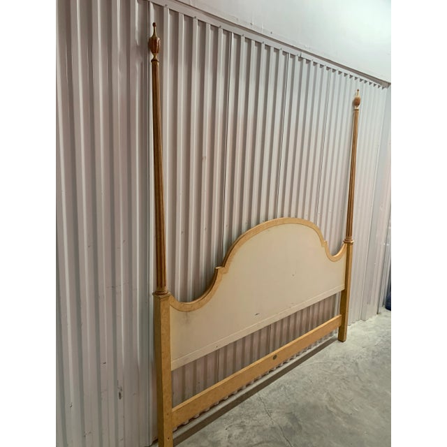 1990s Baker Furniture French Provincial Style TwoFluted Posters King