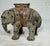 Metal Rare Antique Early 1900 Hand Painted Cast Iron Circus Howdah Elephant Still Bank For Sale - Image 7 of 10