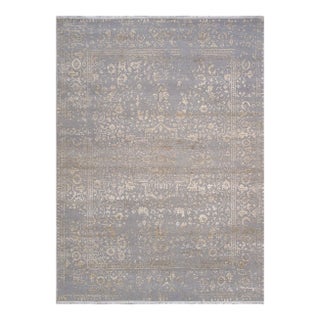 Pasargad Home Transitional Grey Area Rug, 8'11'' X 12' 2'' For Sale