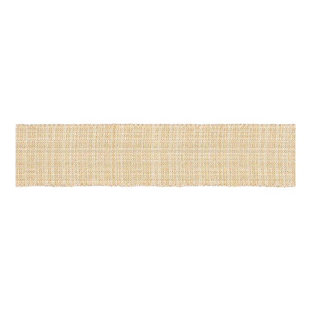 SAMPLE - Schumacher Tweed Tape Medium In Yellow For Sale