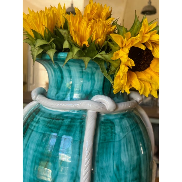Ceramic Large Italian Ceramic Vase For Sale - Image 7 of 14