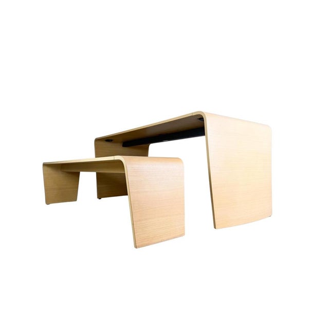 Table and Bench in Oak from Brunner Jehs Laub, 2010s, Set of 2 For Sale - Image 11 of 11