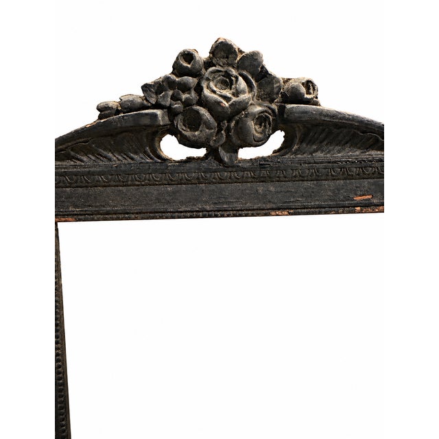 Victorian Circa 1870's Ebonized Victorian Pedestal Tabletop Frame For Sale - Image 3 of 13