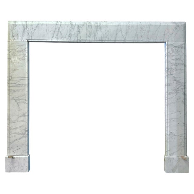 Antique Georgian Style Calacatta Marble Fireplace, 1860 For Sale - Image 11 of 11