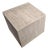 Italian Veined Travertine Coffee Table For Sale