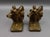Loie Fuller Dancing Girl Flapper Spelt Bronze Pair of Bookends For Sale - Image 4 of 9