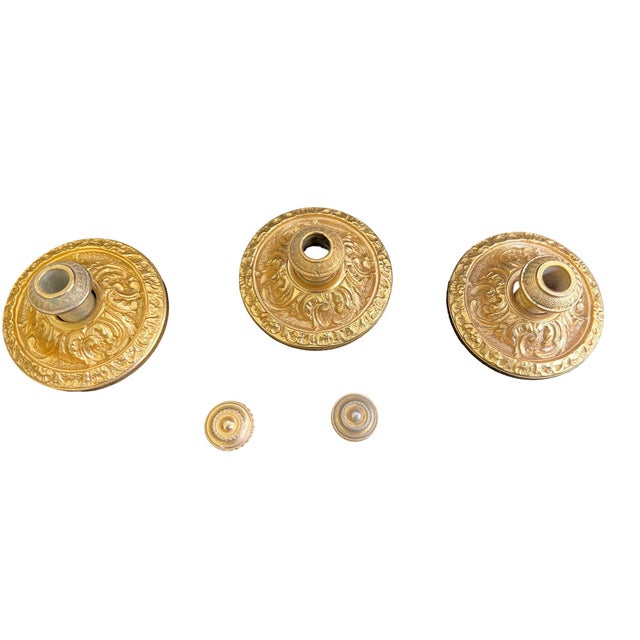 Gold Iconic Sherle Wagner Imperial Swan 24k Gold & Rock Crystal Bathroom Suite For Sale - Image 8 of 8