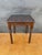 Baroque Spanish Barley Twist Side Table with Geometric Carved Top, 1930s For Sale - Image 3 of 10