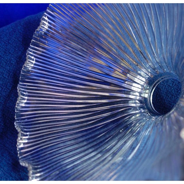 Art Deco 1900s Holophane Glass Shade For Sale - Image 3 of 8