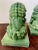 1950s 1950s Acrylic Jade Shishi Guardian Lions- a Pair For Sale - Image 5 of 13