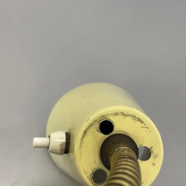 Vintage Italian Adjustable Yellow Metal and Brass Wall Light In the style of Stilnovo and Gio Ponti, 1950 For Sale - Image 15 of 17